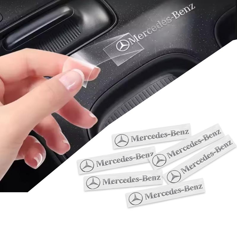 GCTO3 3D Metal Emblem Sticker Car Styling Interior Decoration Decals For Mercedes Benz Brabus Maybach W204 GLC CLA GLK W205 W203 W206