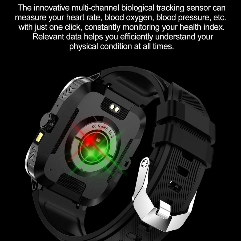 ZW59 Bluetooth-совместимые умные часы для звонков, мониторинга артериального давления, сна, здоровья, спортивные часы с фонариком