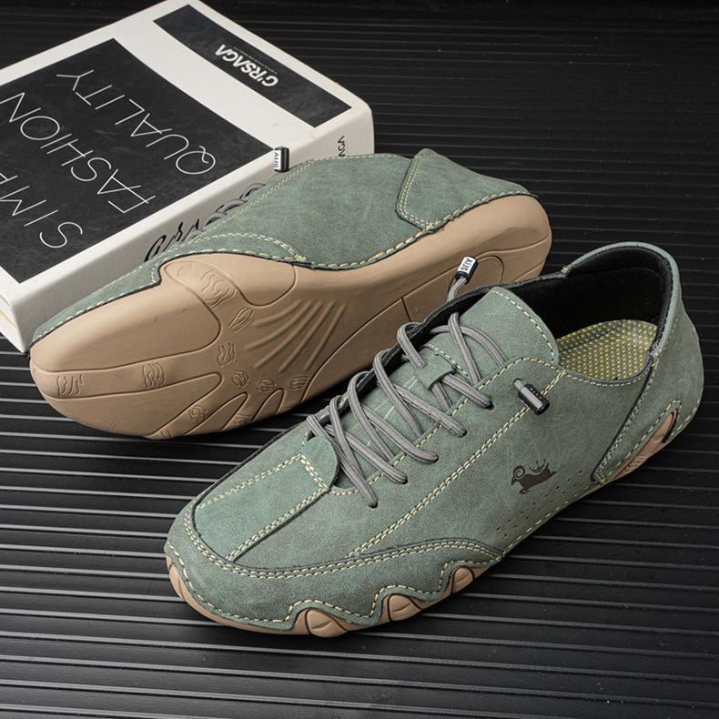 Новые мужские кроссовки с мягкой подошвой Оригинальные роскошные мокасины Удобные повседневные походные модные брендовые спортивные мужские туфли