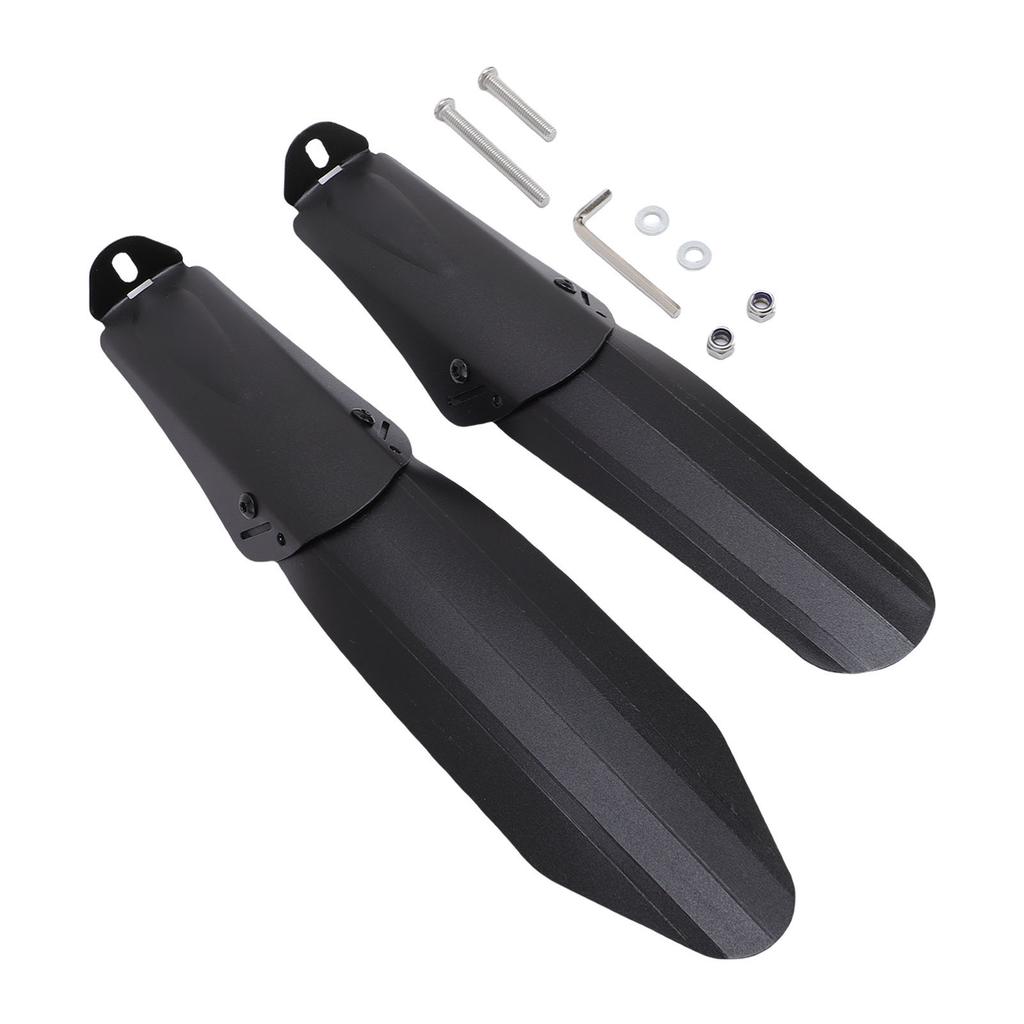 Комплект брызговиков для складного велосипеда Алюминиевый сплав PP Нейлон Водонепроницаемый Телескопический Регулируемый Передний Задний Брызговики для 14 20