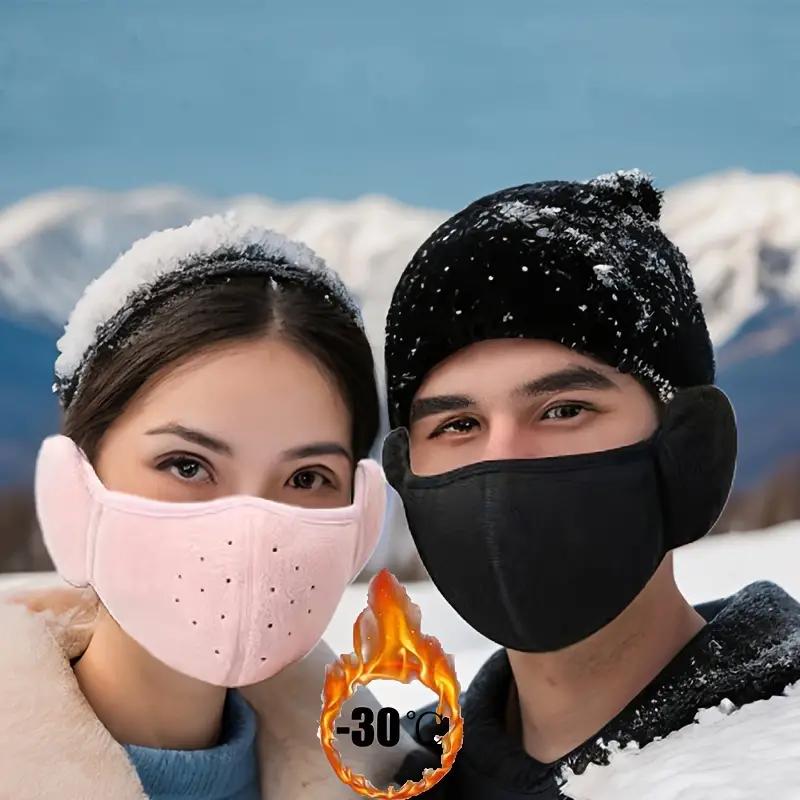 Women Men Winter Warm Cold-proof Earmuffs Windproof Mouth Cover Female Outdoor Mask Cycling Ear Warmer