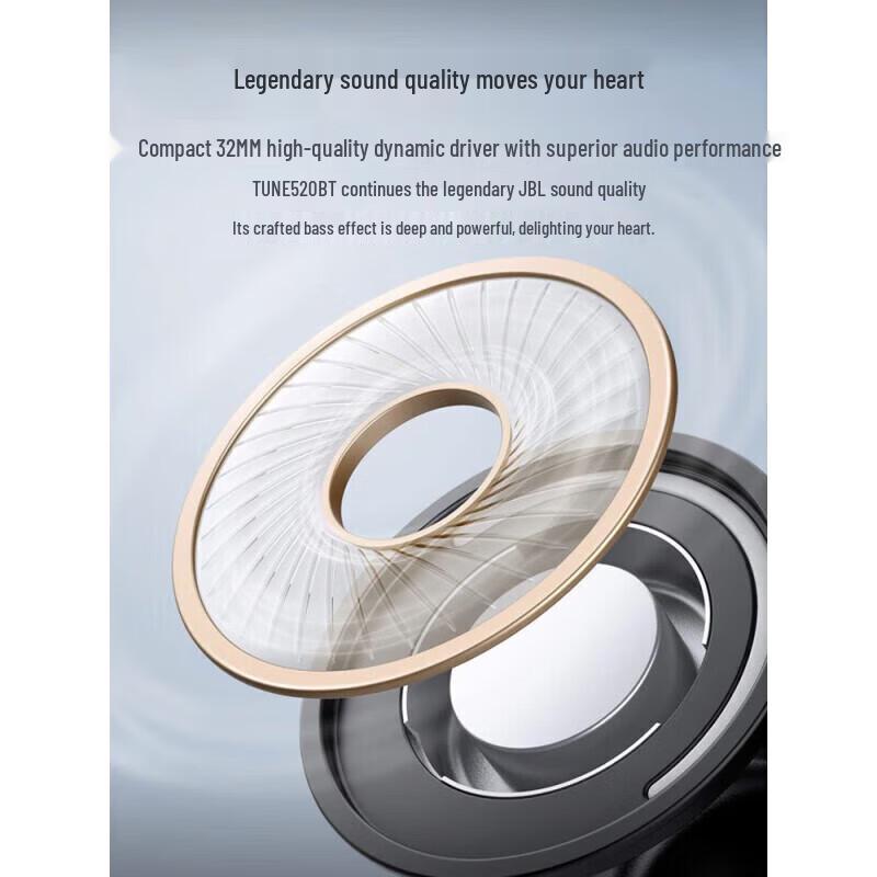 JBL TUNE520BT Wireless On-Ear Headphones