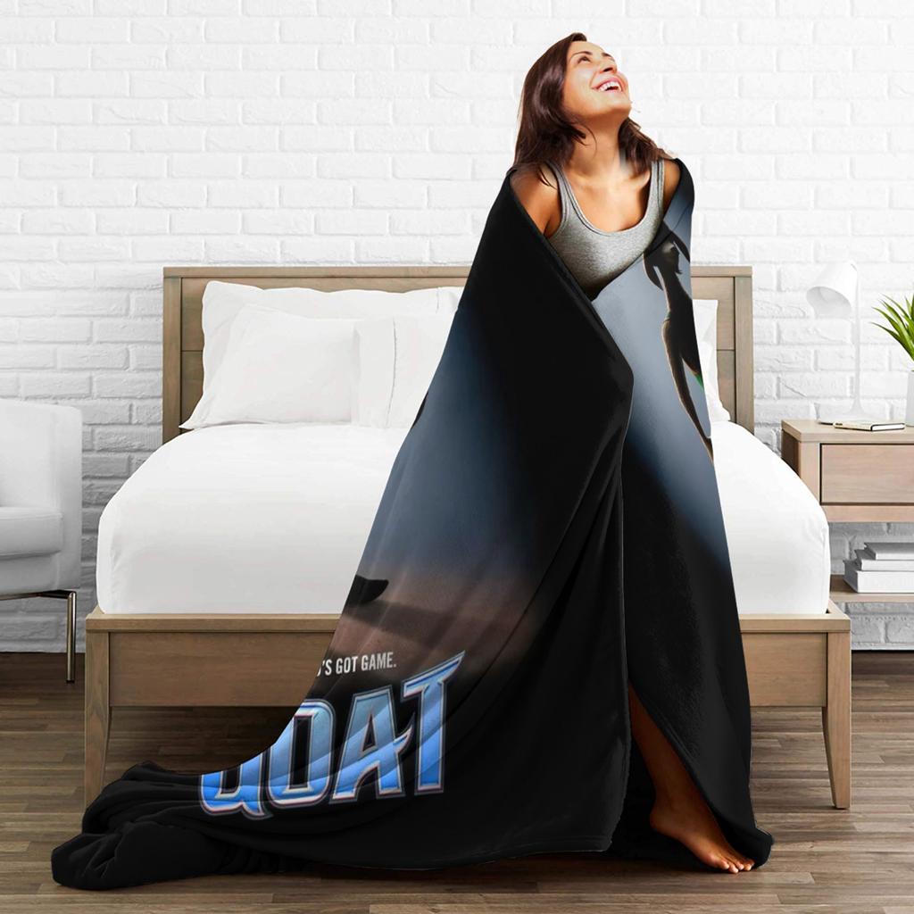 GOATed Will Harris basketball cartoon Throw Blanket for Couch Fuzzy Soft Plush Blanket Multi-size Bedspreads for All Seasons