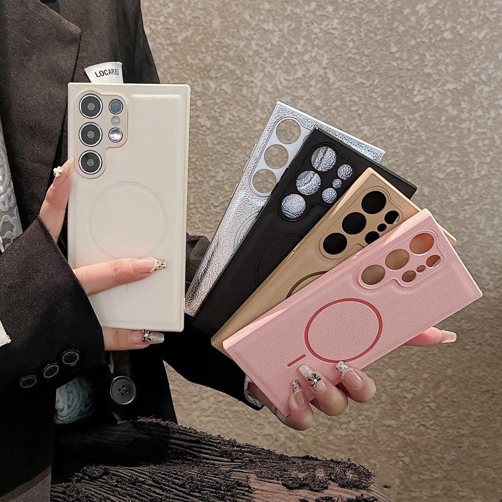 Samsung s11ultra magnetic case s11 mobile phone case 2-in-1 S11 plain leather 11plus simple protective case