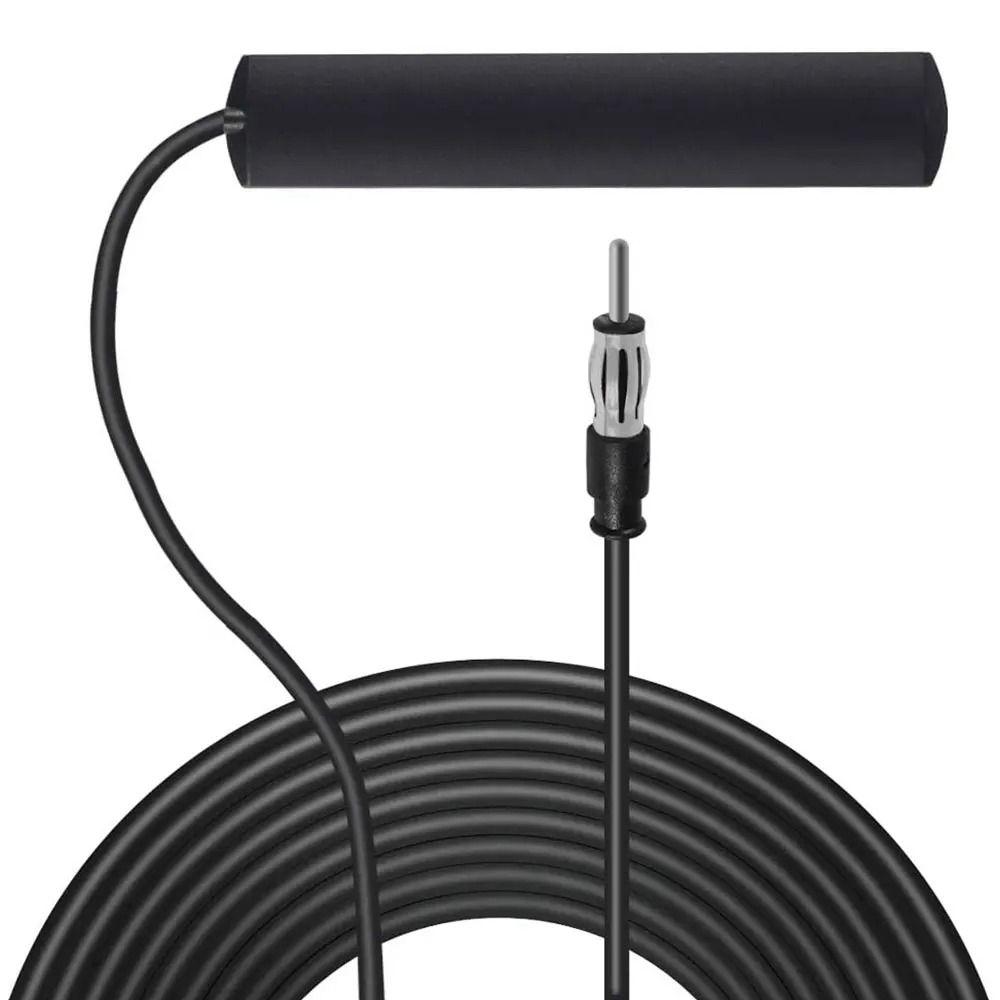 1Pcs Signal Booster Antena DC 5-12V Amplified Antenna for Car Truck Motorcycle Boat