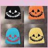 Face Quirky Halloween Pattern Beanie Warm Wool Blend Casual Travel Streetwear