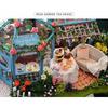 (t-FREAK) Dollhouse DIY Kit Set Miniature ROSE GARDEN TEA HOUSE (A-068)