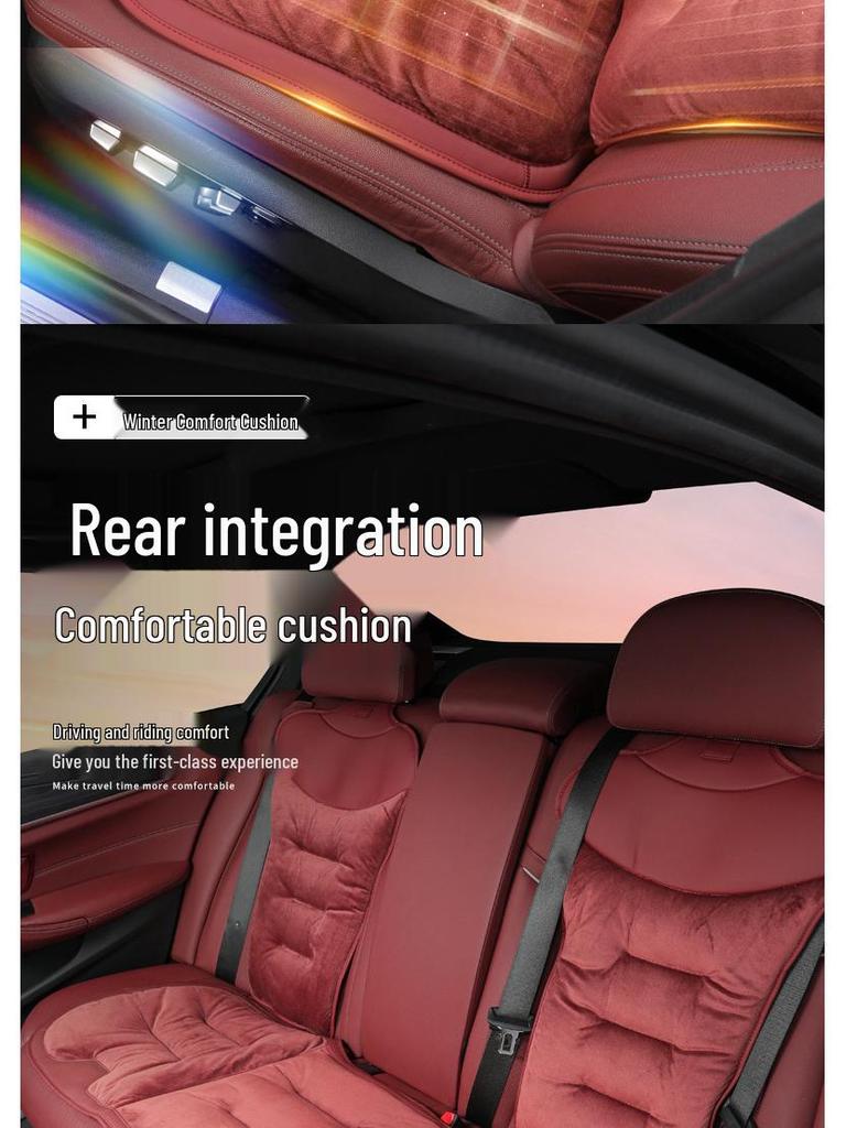 Совместимо с Changan cs55/cs75plus/t/k Зимняя Фланелевая Утолщенная Подушка на Сиденье