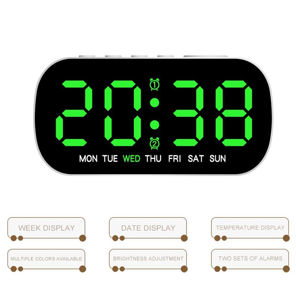 Многофункциональные электронные настенные часы Настенные настольные часы с дисплеем Новые цифровые светодиодные часы