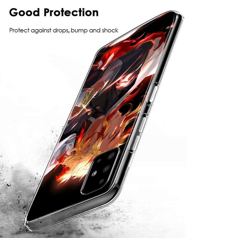 Demon Slayer Kimetsu No Yaiba For Samsung Galaxy S22 Pro S21 S20 FE Ultra S10 S10E Lite S9 S8 Plus S7 S6 Edge Soft Phone Case