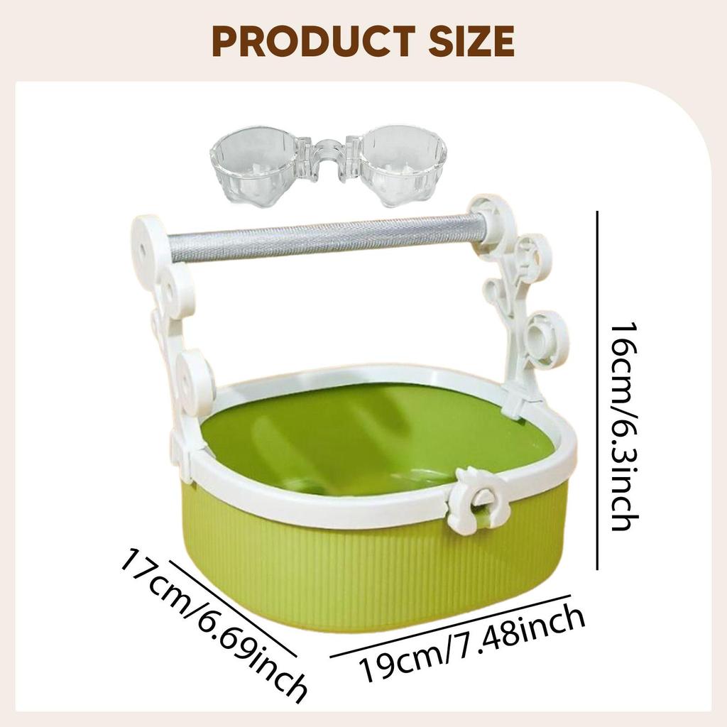 Bird Perch Stand Training Activity Toy Removable Parrots Exercise for Small Medium Parrot Cockatiels Budgie Conures Lovebirds