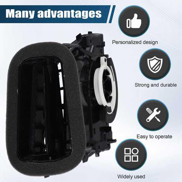 Left Air Vent Grille for 2017-2018 Volkswagen Tiguan, Part #5NG819703