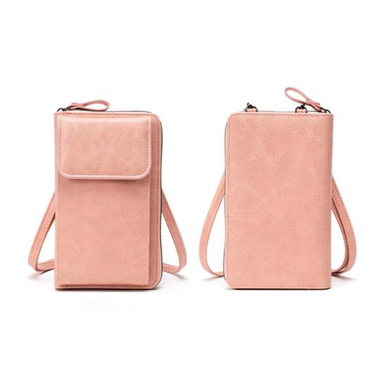 Women's Mobile Phone Bag Crossbody Wallet with Long Strap Small Shoulder Bag with Multiple Compartments for Daily Outings Travel Streets