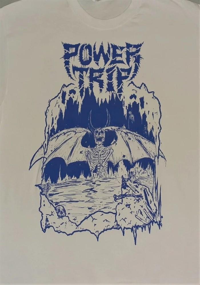 trend Power Trip Band Music White T-Shirt Cotton Full Size S-5XL Unisex T-Shirt