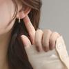 Изысканные модные женские серьги-гвоздики в корейском стиле, серьги из цинкового сплава, серьги-капли из цинка