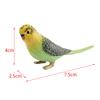 Simulation Parrot Figurine Bird Animal Sculpture for Micro Landscape DIY Landscaping Bath Toys Party Favors Cake Toppers