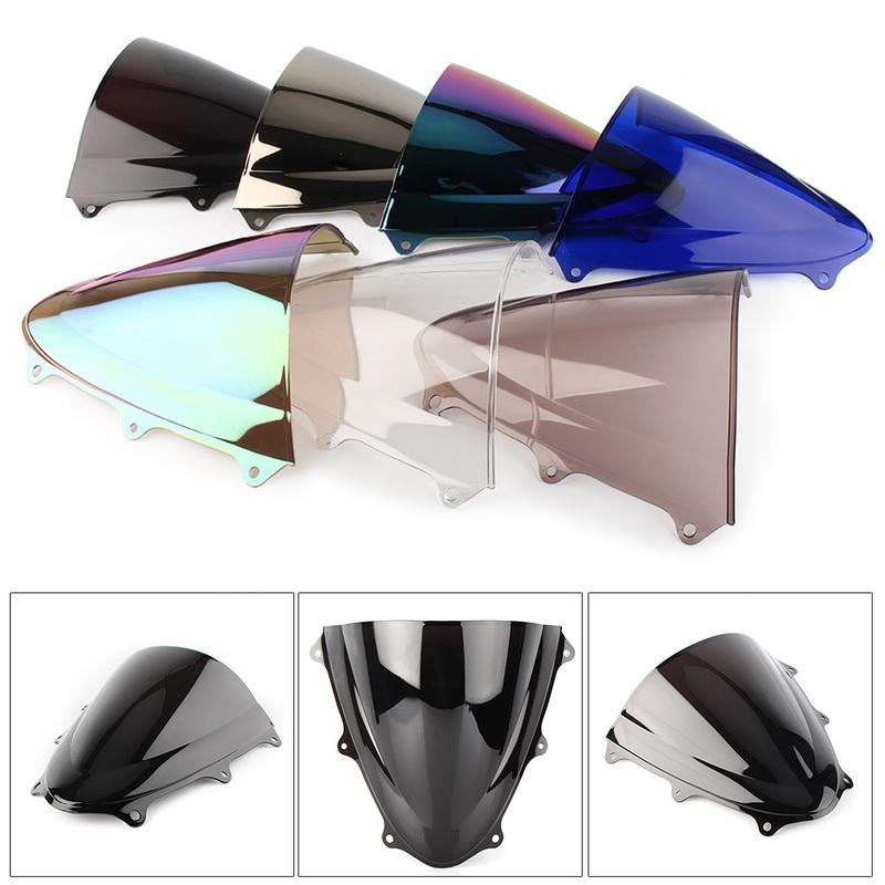 Windshield Double Bubble Windscreen Fit For Suzuki GSXR 600 750 2011 2012 2013 2014 2015 2016 2017 2018 2019 2020 2021 2022 ABS