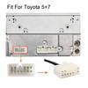 Car Bluetooth 5.0 Kit AUX Hands Free Adapter CD Changer Cable for Toyota 5+7 12 Pin RAV4 Corolla Avensis Auris Camry AVRCP Radio