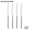 4/6/16/24 Pieces Cutlery Set Stainless Steel Thin Tableware Mirror Elegant Fork Spoon Western Dinner Set Sliverware4