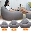 Large Small Lazy Sofa Cover Chairs Without Filler Linen Cloth Lounger Seat Bean Bag Pouf Puff Couch Tatami Living Room