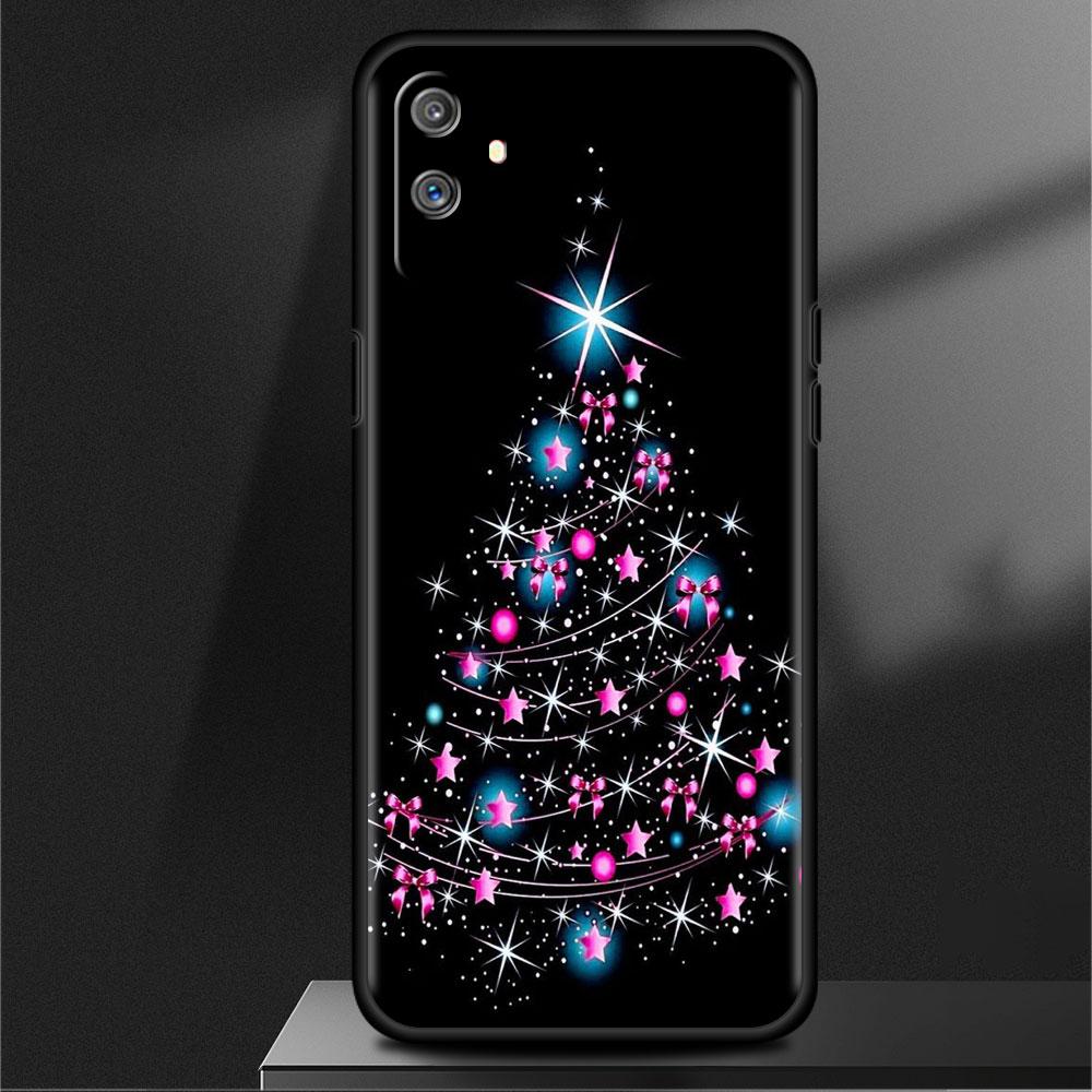 Чехлы для телефонов Realme 8 6 7 5 Pro C3 C21Y C15 C21 C35 8i XT GT Master Neo2 Neo3 Черный Fundas Крышка Рождество Милый Лось