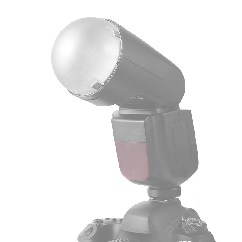 AK-R11 Dome Diffuser Replacement for Godox V1 Pro V100 AD100Pro Round-Head Flash/AD200/AD200Pro/for V1 Flash Series Spare Part