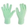 Dusting Cleaning Gloves Microfiber Mittens for Plant Blinds Lamp Window, Mint Green 2 Pairs