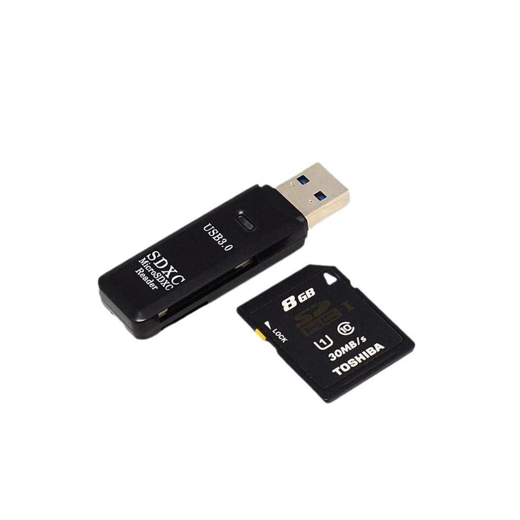 Высокоскоростной USB 3.0 двойной SD-кардридер: Универсальный OTG-кардридер для камеры и компьютера