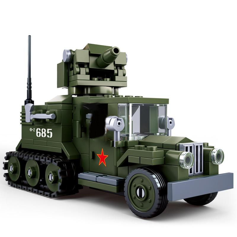 Армия Пушка Военная техника Танк Грузовик Бронемашина Оборудование Наборы Модель Строительные блоки Ww2 Аксессуары Второй мировой войны США Германия
