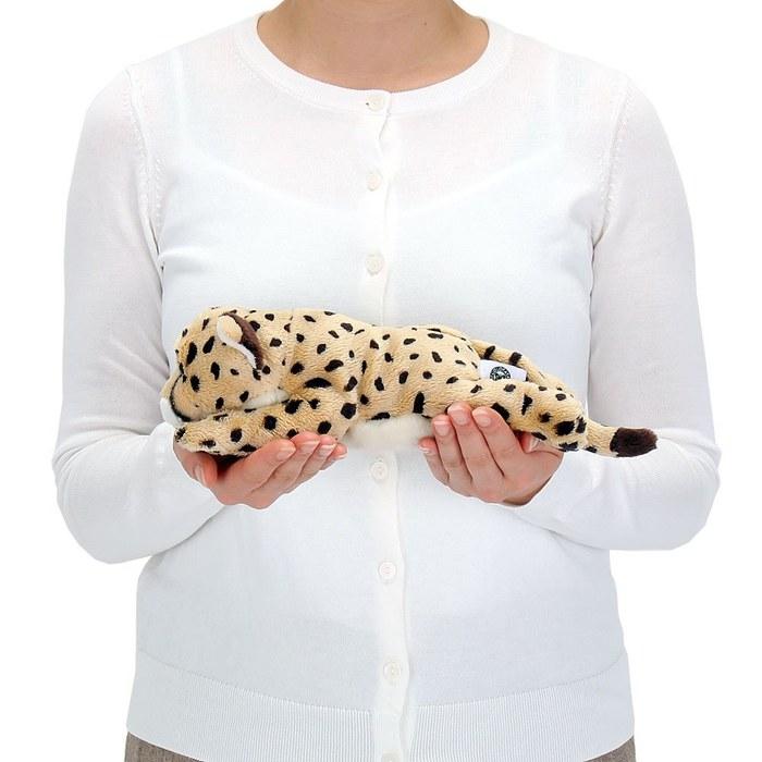 Karorata Cheetah Plush (Nesoberi Series/Soft Touch) Realistic Animal Toy Doll / Christmas Gift