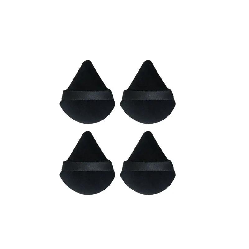 2/4/6/10Pcs Mini Triangle Powder Puff Face Makeup Sponge Cosmetics Soft Cotton Face Washable Velvet Makeup Puff Tools