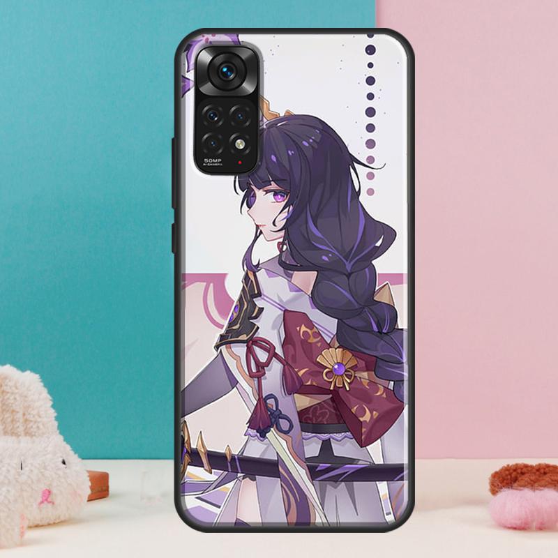 Чехол для игры Baal Genshin Impact для Xiaomi Redmi Note 14 13 Pro 12 11 9 10 9S 10S 11S 12S Redmi 14C 13C 10C 12C