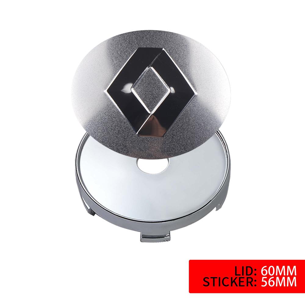 2026 Горячие Для Renault Колпаки на колеса 4 шт. 56 мм Автомобильные наклейки на центральную часть диска 60 мм Запасные аксессуары для колпаков колес автомобиля Для Renault Sc