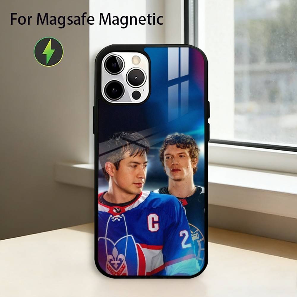 LGBTQ H-Heated R-Rivalry Ice-Hockey Phone Case For iPhone17,16,15,14,13,12,11 Plus,Pro Magnetic with Magsafe Wireless Charging