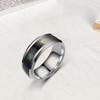 Обручальное кольцо из титановой стали, интеллектуальное кольцо с датчиком температуры тела, кольцо для личного здоровья, мужчины и женщины