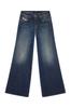 Diesel Women's D-AKEMI Denim Flare, Size L.30, A0362509J45, 24-inch, Blue, 01