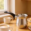 Кофеварка из нержавеющей стали Молочник с прохладной ручкой Маленький сотейник для растапливания масла и соусов Портативная эспрессо-машина для дома, ресторана, кафе