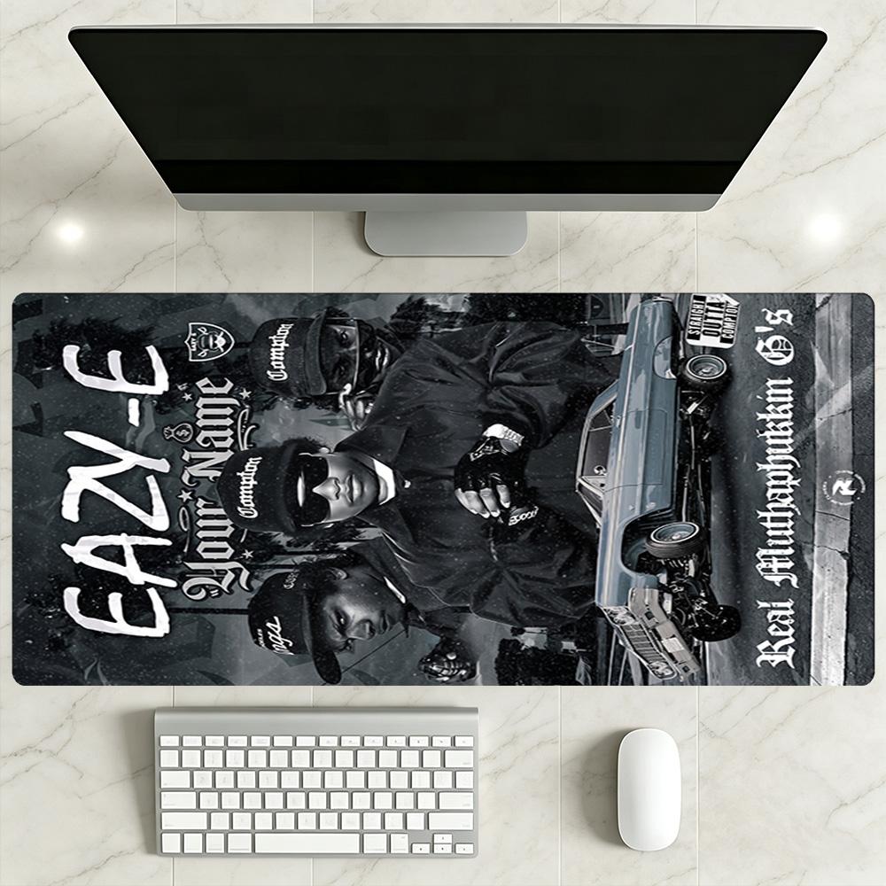 2pac Customizable Name Mouse Pad Keyboard Mat Study Desk Mat Non-Slip Rubber Bottom Computer Decor Item Office Use