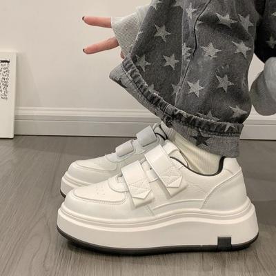 Кеды Campus на платформе белые женские 2025 новые весенние популярные универсальные туфли нишевая женская обувь повседневные студенческие кеды