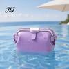 Wet And Dry Separation Bag Waterproof Silicone Swim Bag, Foldable Jelly Beach with Adjustable Shoulder Portable Tote for Travel Strap, Floating