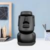 Креативная статуэтка Моаи из смолы, украшение, подставка для очков, держатель для солнцезащитных очков с острова Пасхи, подарок для украшения дома