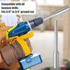 SDS-Max Ground Rod Driver для 5/8-дюймовых и 3/4-дюймовых заземляющих стержней Прочный адаптер для заземляющих стержней Профессиональный хвостовик-конвертер дрели