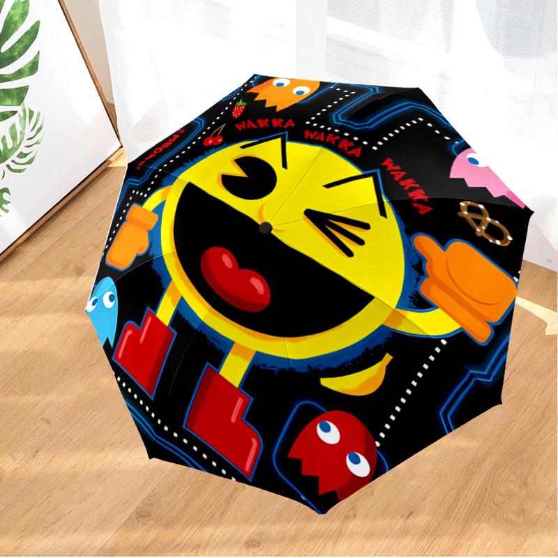 colorful game Adventure Umbrella Folding umbrella, automatic umbrella 8-Frame for Travel, camping Use Gift for Halloween Christmas