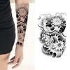 Japanese Style Half-Sleeve Flower Waterproof Temporary Realistic Weeks, Fake Semi-Permanent 1-2 Y3X0