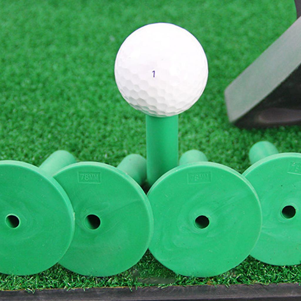 5Pcs Rubber Golf Tees High Performance Rubber Tees Holder Stable Training Ball Stand for Indoor Outdoor Practice Mat