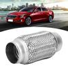 2 x 6-дюймовая гибкая выхлопная труба из нержавеющей стали, сварное соединение, автомобильные аксессуары