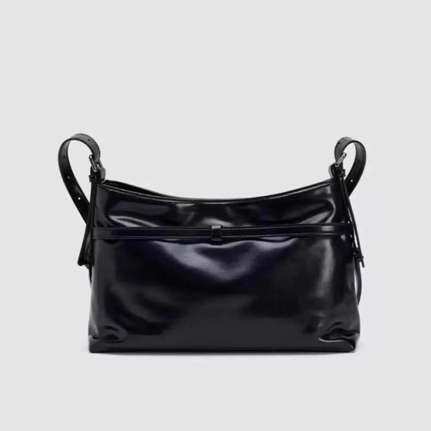 Простая и высококлассная сумка-тоут большой вместимости, новая модная сумка-подмышка в стиле панк Spice Girl, на плечо, мессенджер.