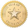 Plastic Self Adhesive Gold Foil Embossed Stickers Medal Decoration Sticker Star 5x5cm