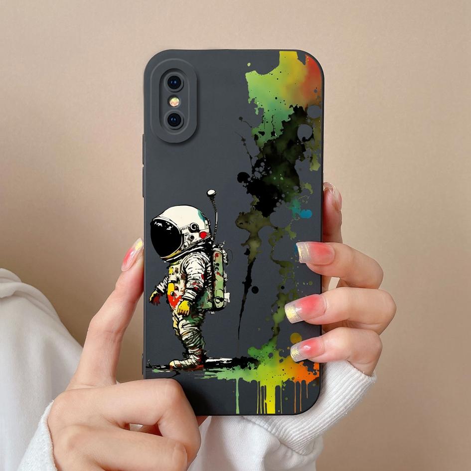 Милый чехол с рисунком лягушки-кролика для Apple iPhone 13 14 15 Pro Max 13 Mini 15 Plus X XS Max XR, задняя крышка, противоударный мягкий силиконовый бампер для iPhone Shell