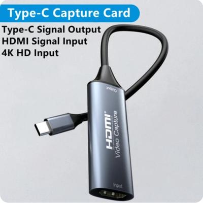 Карта видеозахвата 1PC Type-C, совместимая с HDMI